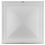 RV Escape Hatch / Exit Vent with 2" White Metal Garnish 26" X 26"