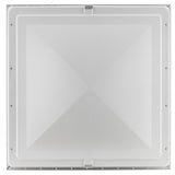 RV Escape Hatch / Exit Vent with 2" White Metal Garnish 26" X 26"