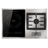 RV 2-Burner Gas and Induction Cooktop