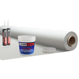 RV White PVC Roofing Membrane Roof Kit 9'6"