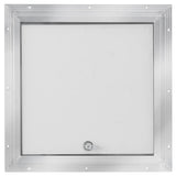 Square RV Baggage Door White Centered 24" X 24"