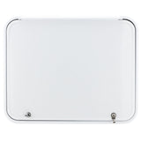 RV Baggage Door Round White 30" X 24"