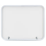 RV Baggage Door Round White 30" X 24"