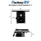 RV Captain's Chair Pedestal 5 ½"