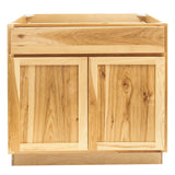 RV Sink Base Cabinet 36"Wx34½"Hx24"D | Rustic Hickory