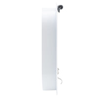 RV Baggage Door Round White 18" X 10"