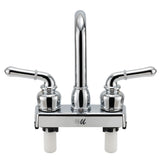 RV Faucet | Handle Bar Style with Tea Pot Handles | Chrome