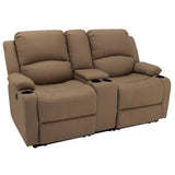 RV Wall Hugger Sofa 65" Powered Reclining Theater Seats