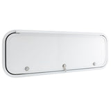 RV Baggage Door Round White 36" X 12"