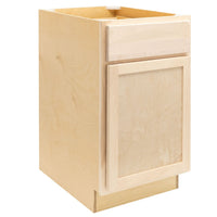 Camper Comfort (Ready-to-Assemble) Raw Maple 18"Wx34.5"Hx24"D Base Cabinet