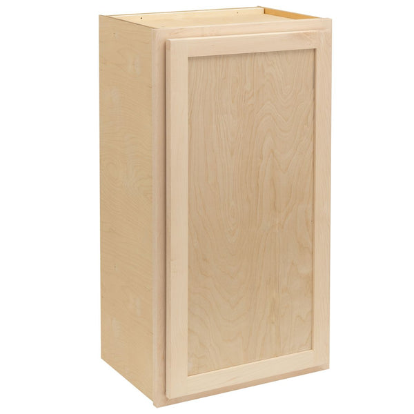 Camper Comfort (Ready-to-Assemble) Raw Maple 24"Wx30"Hx12"D Wall Cabinet