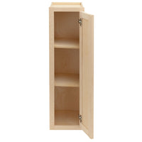 RV Wall Cabinet | 9"W x 30"H x 12"D Raw Maple