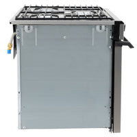 RV Oven 3-Burner Stove Stainless Steel with Range 21" Tall