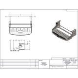 RV Entry Single Steps 24" - Black