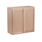 Camper Comfort (Ready-to-Assemble) Raw Maple 27"Wx30"Hx12"D Wall Cabinet