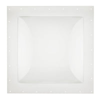 RV 14" x 14" Skylight Outer Dome White