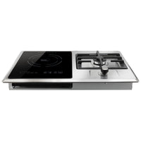 RV 2-Burner Gas and Induction Cooktop