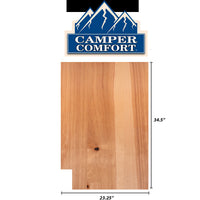 Camper Comfort (Ready-to-Assemble) Rustic Hickory .25"X23.25"X34.5" End Panel - Right Side