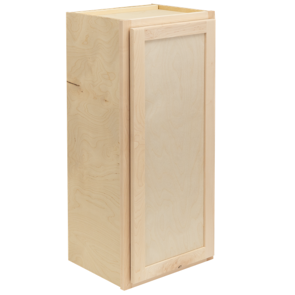 RV Wall Cabinet | 21"Wx30"Hx12"D Raw Maple