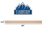 Camper Comfort (Ready-to-Assemble) Raw Maple .25"X4.5"X60" Toe Kick