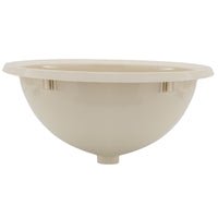 RV Single Bowl 13 ¾" Long x 10 3⁄8 " | Parchment