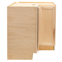 Camper Comfort (Ready-to-Assemble) Raw Maple 36"Wx34.5"Hx24"D Easy Reach Corner Base Cabinet