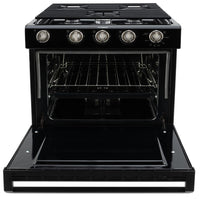 RV Oven 3-Burner Stove with Range 16" Tall