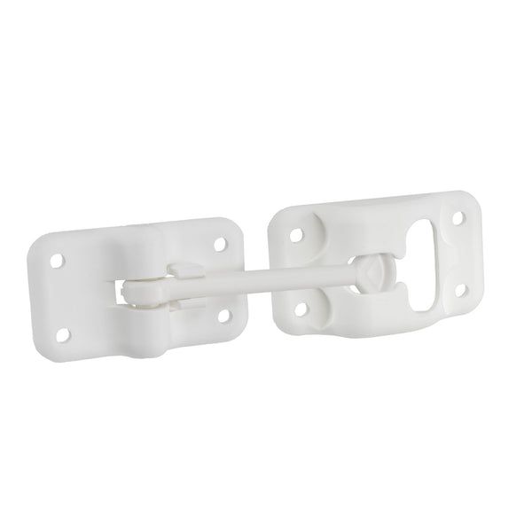 T-Style Hook and Keeper Door Holder for RV / Trailer | 3 ½" Hook | White