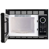 RV Microwave Black .9 CF Includes Trim Kit