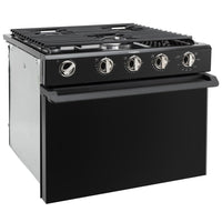 RV Oven 3-Burner Stove with Range 16" Tall