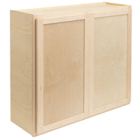 RV Wall Cabinet | 36"Wx30"Hx12"D Raw Maple