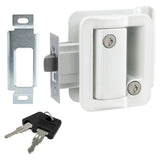 RV Entry Door Lock and Paddle Deadbolt White