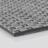 ToughGrade Marine and RV Woven Vinyl Thatch Flooring 8' 6" | Gray