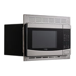 RV Microwave Black Stainless Steel  1.0 CF Includes Trim Kit