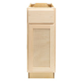 Camper Comfort (Ready-to-Assemble) Raw Maple 12"Wx34.5"Hx24"D Base Cabinet