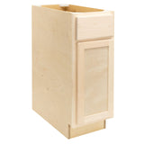 RV Base Cabinet 12"Wx34½"Hx24"D Raw Maple