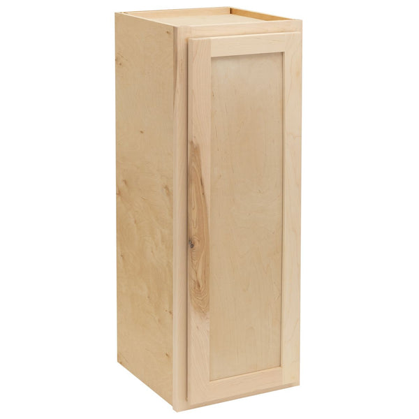 RV Wall Cabinet | 15"Wx30"Hx12"D Raw Maple