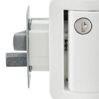 RV Entry Door Lock and Paddle Deadbolt White