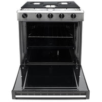 RV Oven 3-Burner Stove Stainless Steel with Range 21" Tall