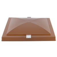 RV 14" X 14" Elixir Universal Replacement Vent Lid - Amber