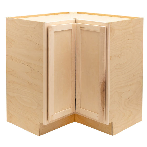 RV Lazy Susan Base Cabinet | Unfinished Maple