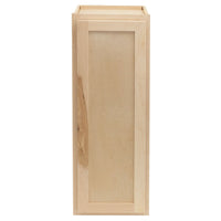 RV Wall Cabinet | 15"Wx30"Hx12"D Raw Maple