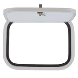 RV Baggage Door Round White 12" X 16"