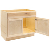 Camper Comfort (Ready-to-Assemble) Raw Maple 36"Wx34.5"Hx24"D Sink Base Cabinet