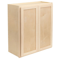 Camper Comfort (Ready-to-Assemble) Raw Maple 30"Wx30"Hx12"D Wall Cabinet