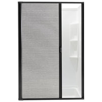 RV Retractable Rolling Shower Door