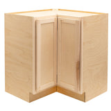 RV Easy Reach Corner Base Cabinet | Unfinished Maple