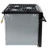 RV Oven 3-Burner Stove with Range 17" Tall