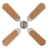 RV Ceiling Fan 36" Oak Brush Nickle 12 Volt