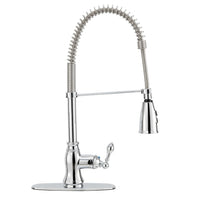 RV Kitchen Faucet Pull Down Gooseneck | Chrome with Tea-Pot Handle